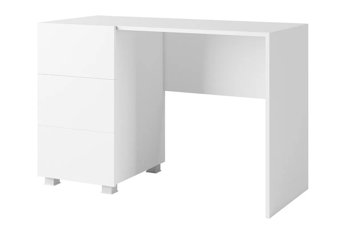 Biurko Celeste z szufladami 110 cm - biały Biurko Celeste z szufladami 110 cm - biały
