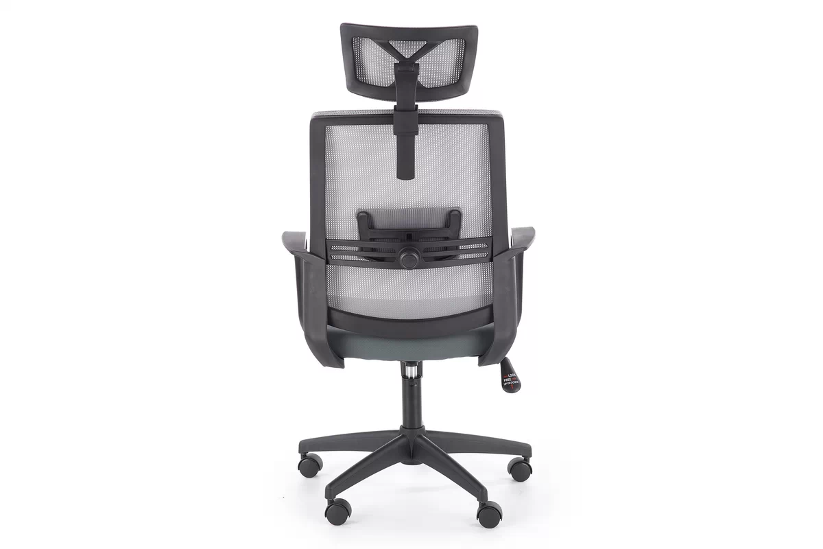 Fotel biurowy Arsen z regulowanym podparciem pleców - popiel Fotel biurowy Arsen z rekulowanym podparciem pleców - popiel