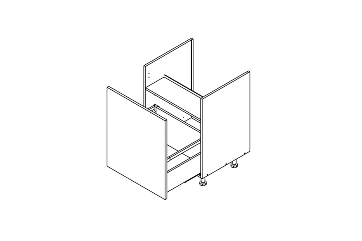 Szafka kuchenna dolna Kammono F11 DZCSS50 z szufladą pod zabudowę zlewu Szafka kuchenna dolna Kammono F11 DZCSS50 z szufladą pod zabudowę zlewu