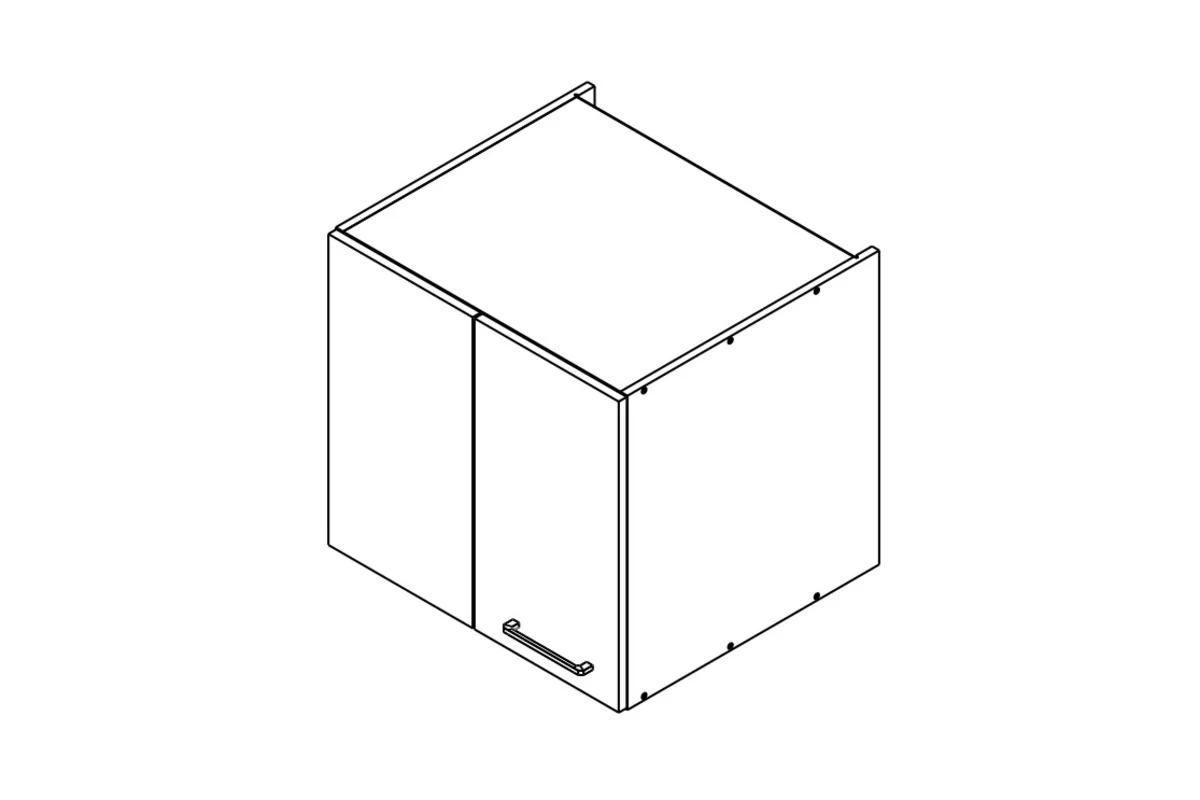 KAMMONO F11 SNPR65/61 - szafka wisząca do uzupełnienia zabudowy narożnej Szafka kuchenna wisząca Kammono F11 SNPR65/61 do uzupełnienia zabudowy narożnej