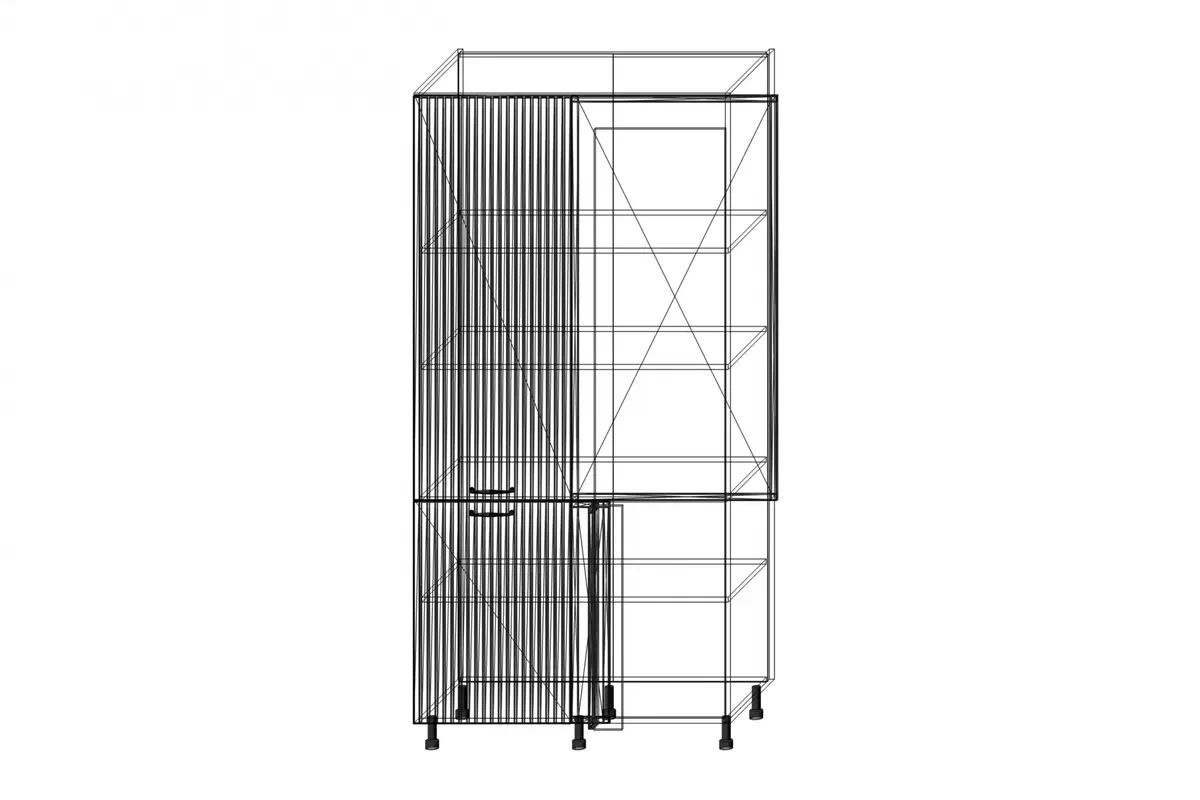 KAMMONO F11 SPRP115x65/71 - słupek kuchenny narożny KAMMONO F11 SPRP115x65/71 - słupek kuchenny narożny