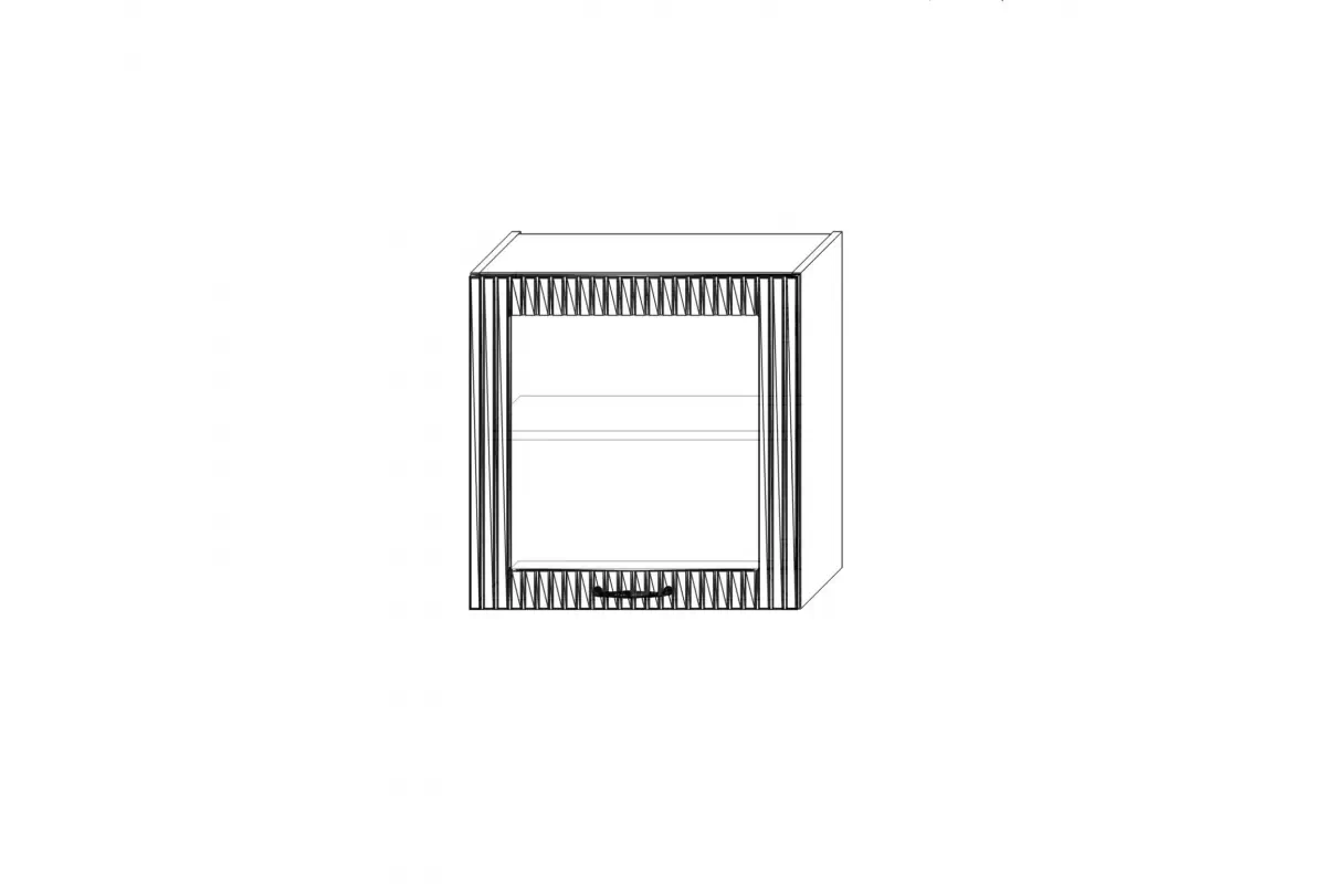 Szafka kuchenna wisząca Kammono F11 WW60.1/61 dwudrzwiowa z przeszkleniem Szafka kuchenna wisząca Kammono F11 WW60.1/61 jednodrzwiowa z przeszkleniem