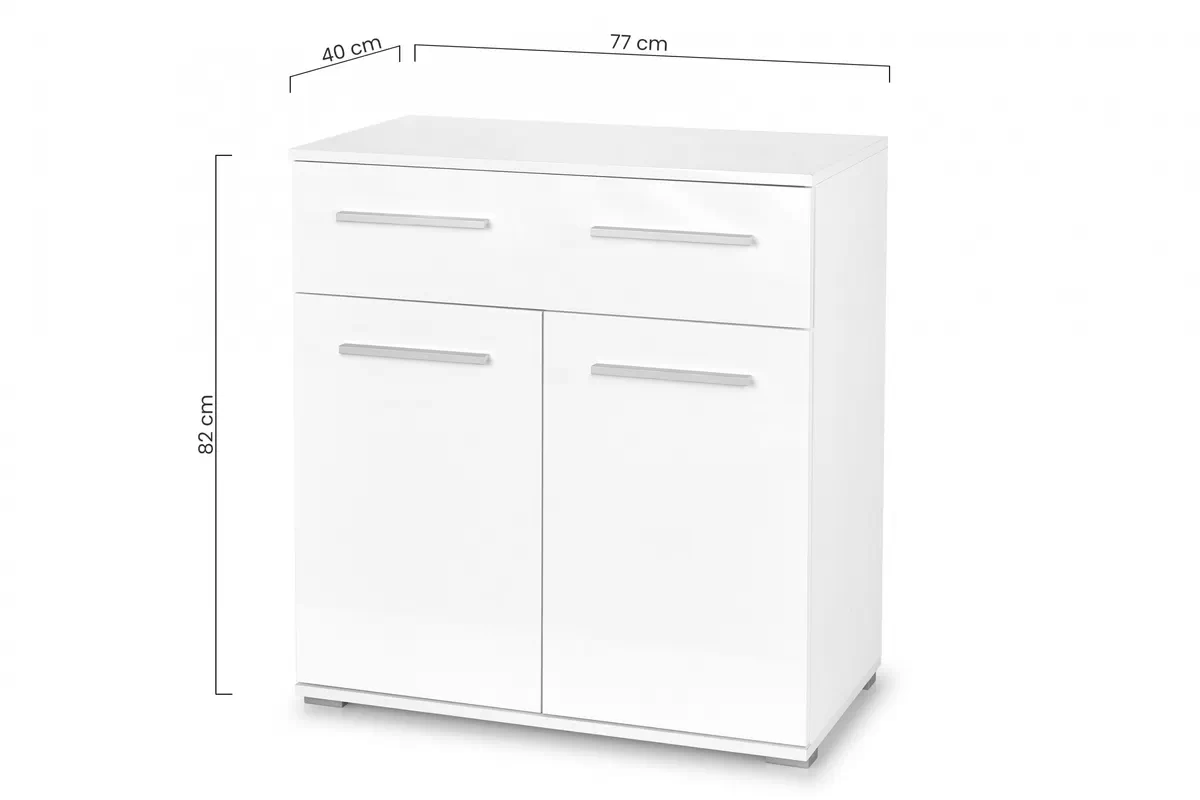 Komoda z szufladą Lima KM-1 - 77 cm - dąb sonoma Komoda z szufladą Lima KM-1 - 77 cm - dąb sonoma