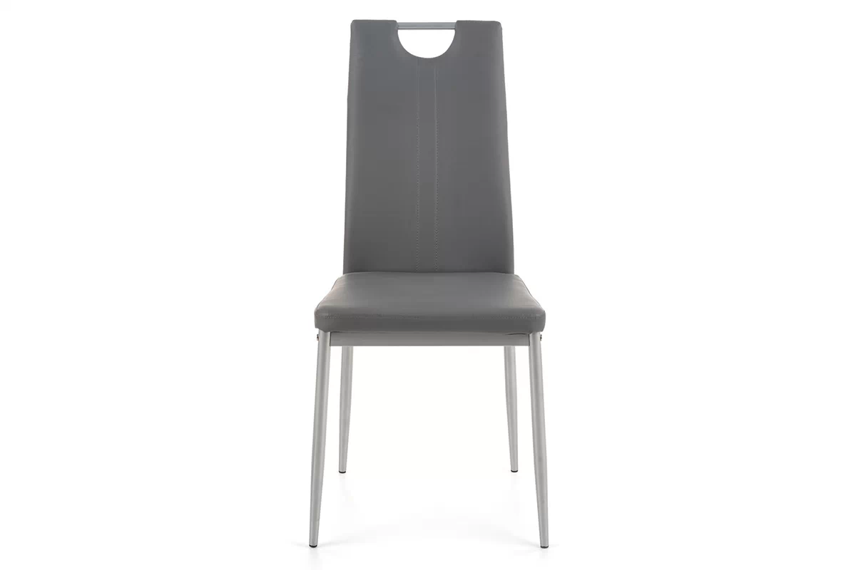 Krzesło do jadalni K202 z metalowymi nogami - popiel Krzesło do jadalni K202 z metalowymi nogami - popiel