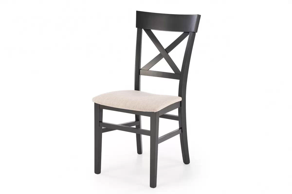 Krzesło drewniane Tutti 2 - czarny / beżowa plecionka Inari 22 Krzesło drewniane Tutti 2 - czarny / beżowa plecionka Inari 22
