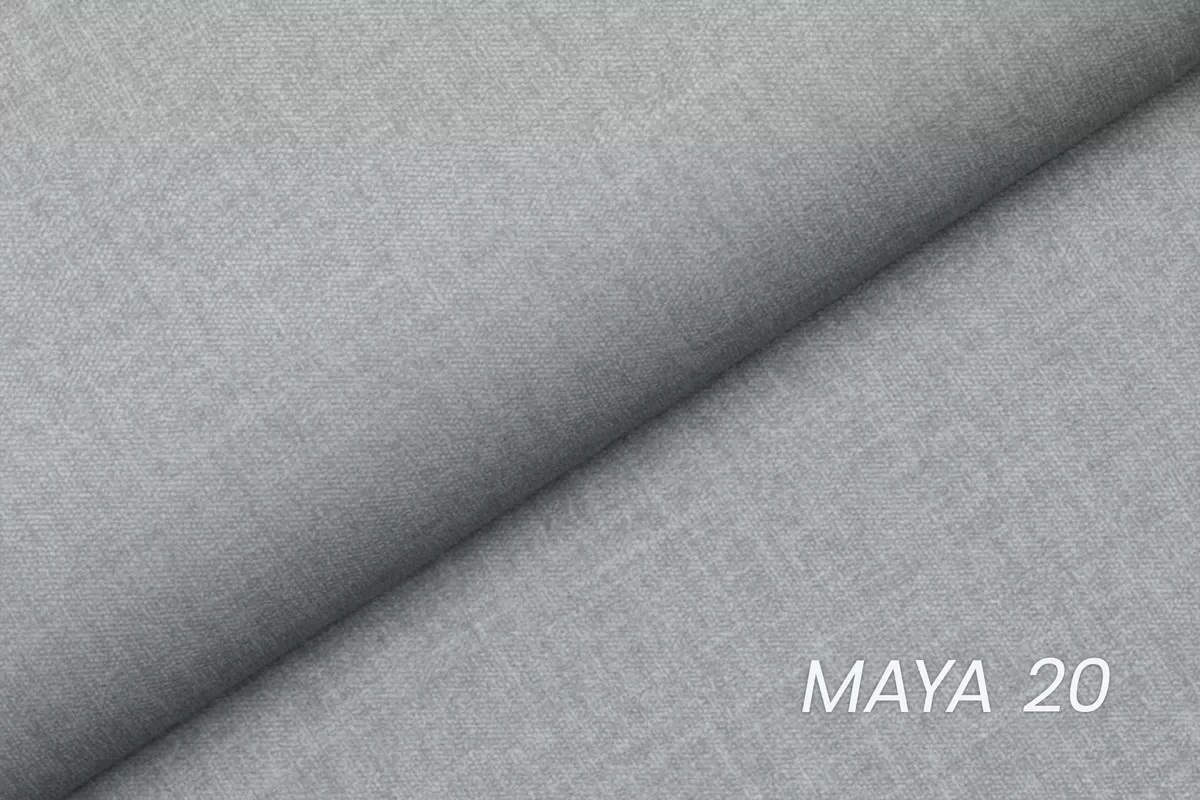 Łóżko tapicerowane Lektis 140x200 - popielata tkanina łatwoczyszcząca Maya 20 / nogi wenge  Łóżko tapicerowane Lektis 140x200 - popielata tkanina łatwoczyszcząca Maya 20 / nogi wenge 