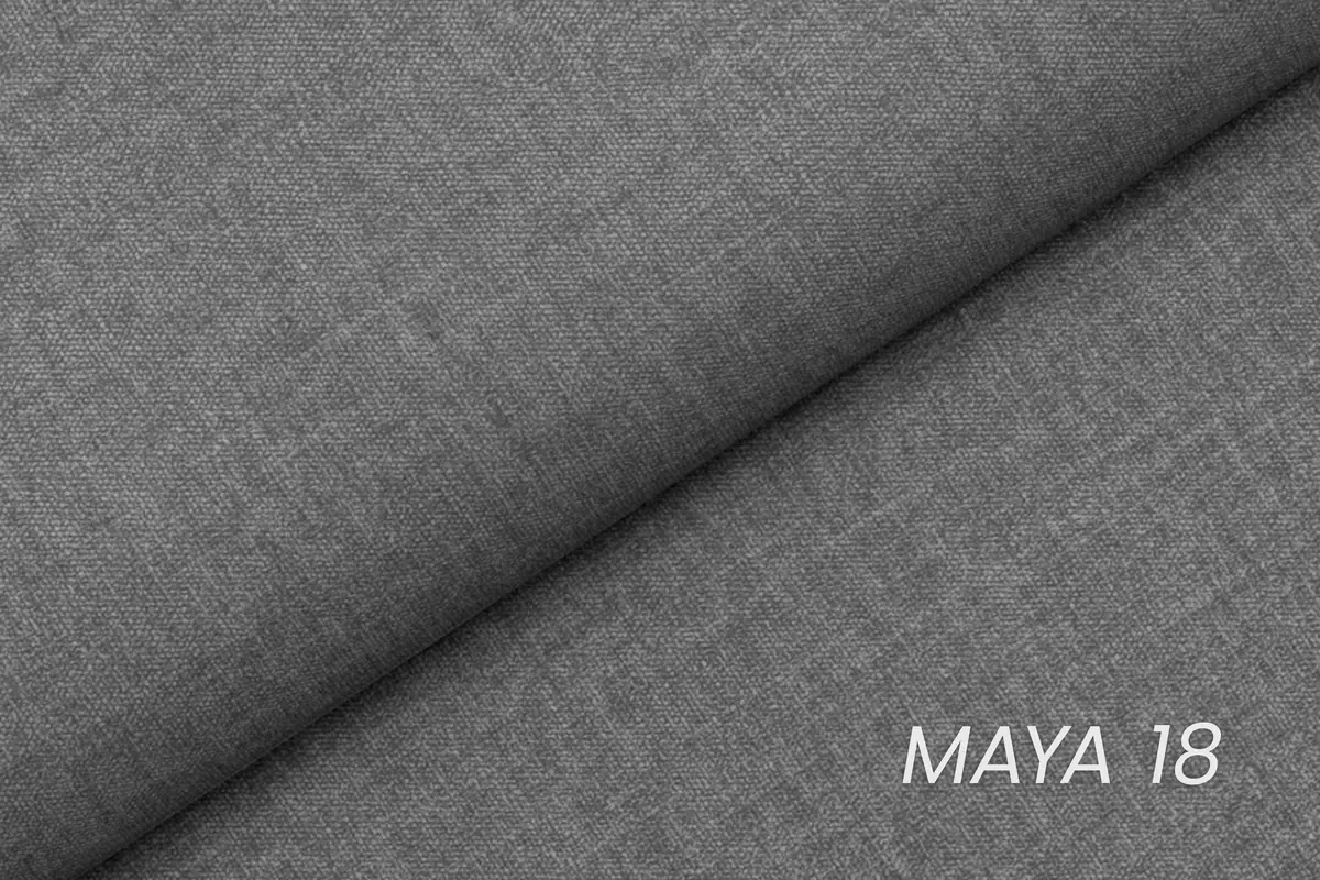 Łóżko tapicerowane Lektis 140x200 - szara tkanina łatwoczyszcząca Maya 18 / nogi wenge  Łóżko tapicerowane Lektis 140x200 - szara tkanina łatwoczyszcząca Maya 18 / nogi wenge 