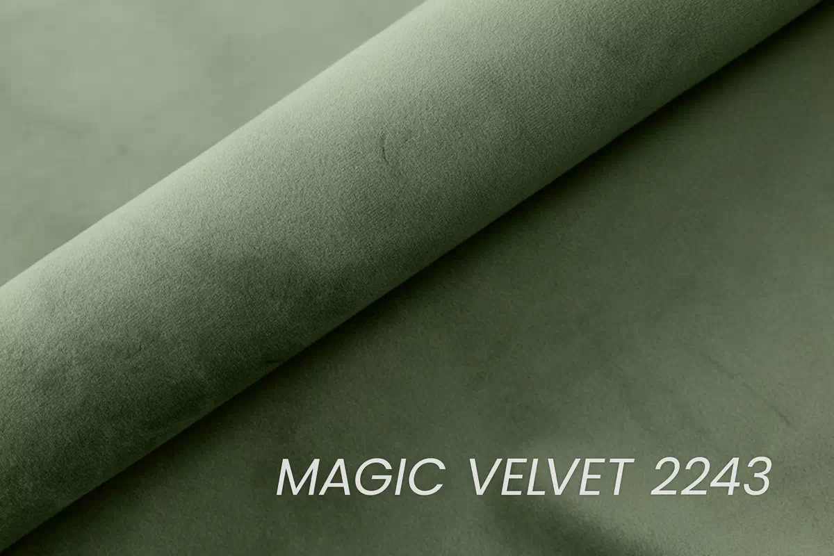 Łóżko tapicerowane Misel 140x200 - zielony welur Magic Velvet 2243 / nogi złote Łóżko tapicerowane Misel 140x200 - zielony welur Magic Velvet 2243 / nogi złote