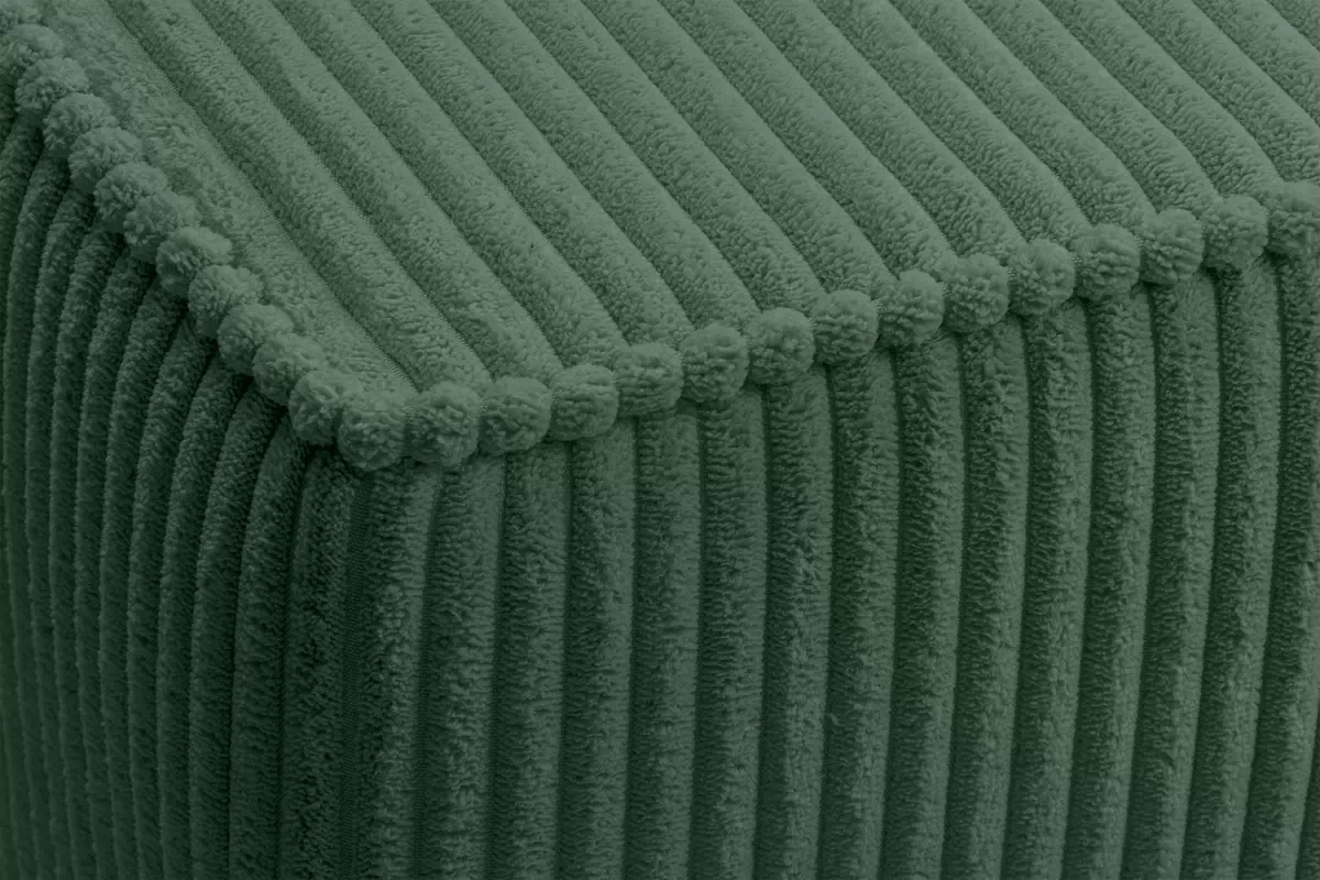 Podnóżek tapicerowany Dylian - zielony sztruks Poso 14 / nogi wenge Podnóżek tapicerowany Dylian - zielony sztruks Poso 14 / nogi wenge