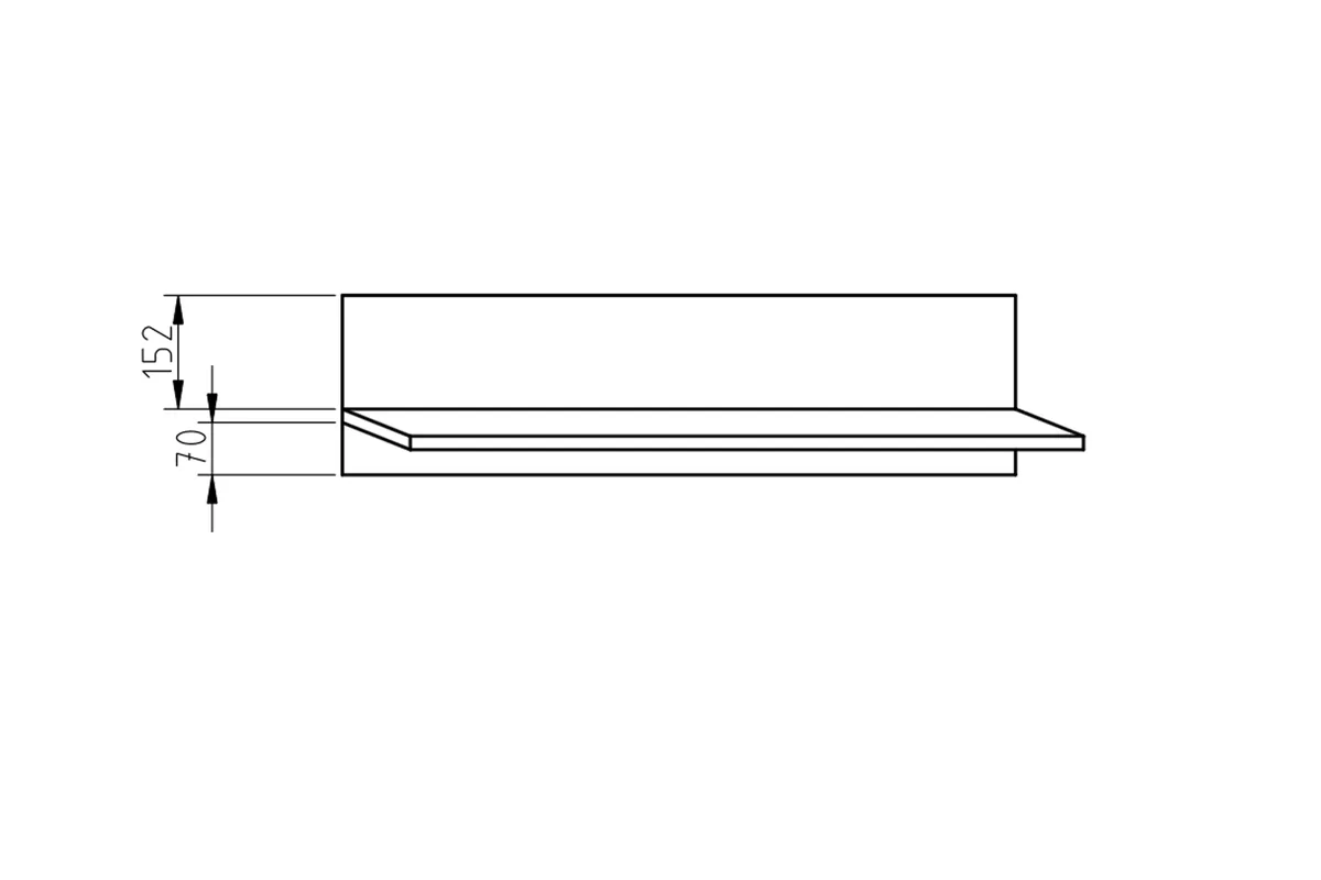 Półka wisząca Santori 90 cm Półka wisząca Santori 90 cm