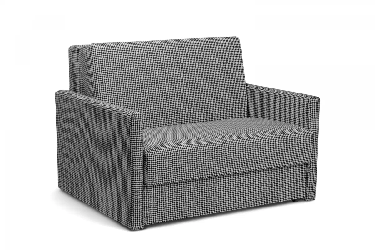 Sofa rozkładana Amerykanka Jolka 105 - wzór w pepitkę Kenia 700 Sofa rozkładana Amerykanka Jolka 105 - wzór w pepitkę Kenia 700 