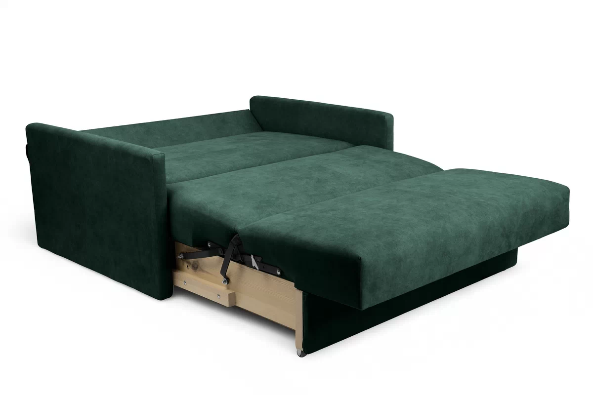 Sofa rozkładana Amerykanka Jolka 120 - zielony welwet łatwoczyszczący Zetta 298 Sofa rozkładana Amerykanka Jolka 120 - zielony welwet łatwoczyszczący Zetta 298