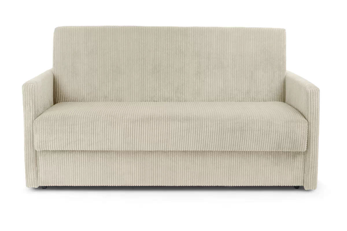 Sofa rozkładana Amerykanka Jolka 140 - kremowy sztruks Lincoln 03 Sofa rozkładana Amerykanka Jolka 140 - kremowy sztruks Lincoln 03