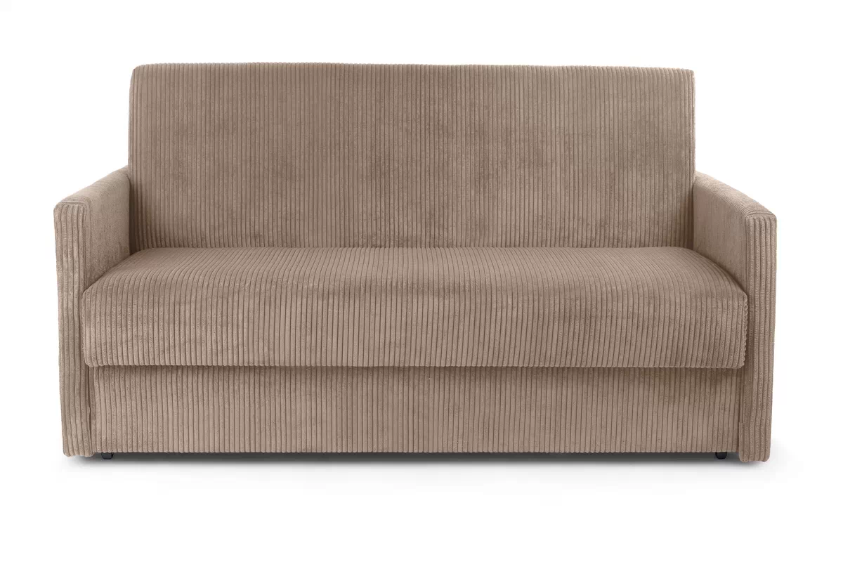 Sofa rozkładana Amerykanka Jolka 140 - beżowy sztruks Lincoln 17 Sofa rozkładana Amerykanka Jolka 140 - beżowy sztruks Lincoln 17