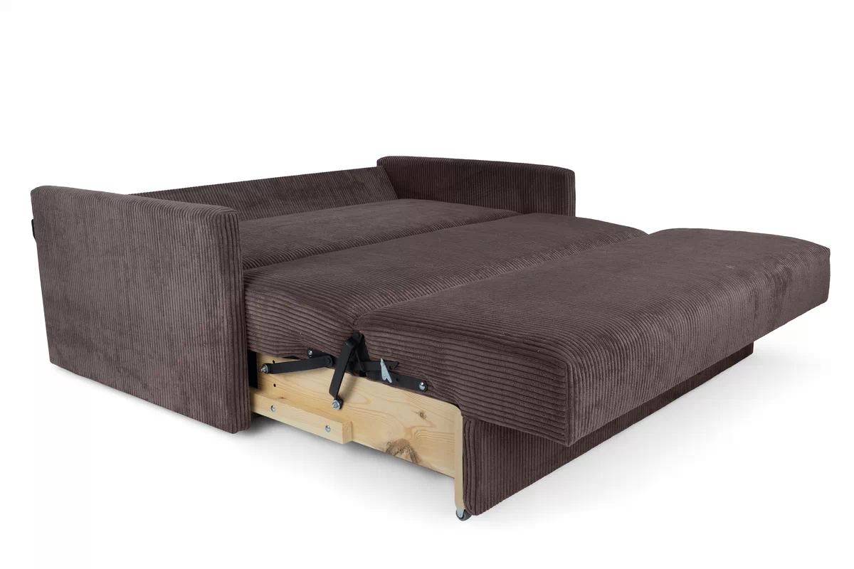 Sofa rozkładana Amerykanka Jolka 140 - brązowy sztruks Lincoln 29 Sofa rozkładana Amerykanka Jolka 140 - brązowy sztruks Lincoln 29