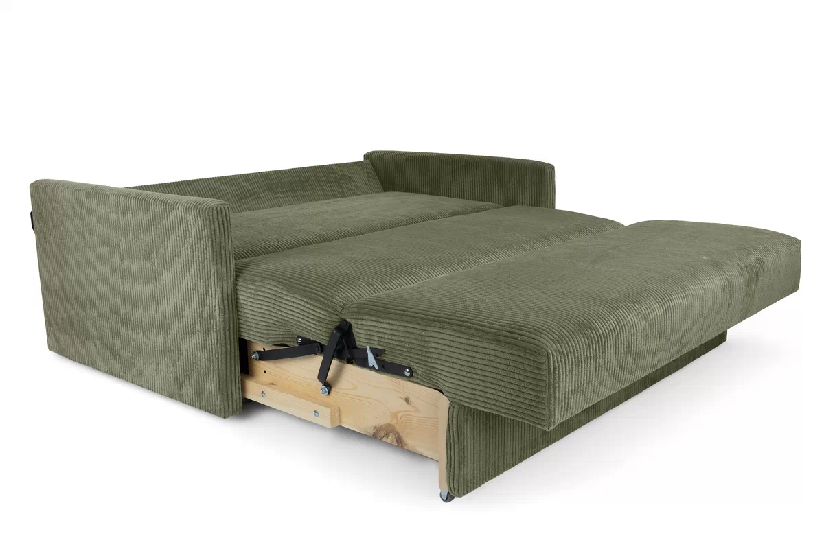 Sofa rozkładana Amerykanka Jolka 140 - zielony sztruks Lincoln 37 Sofa rozkładana Amerykanka Jolka 140 - zielony sztruks Lincoln 37