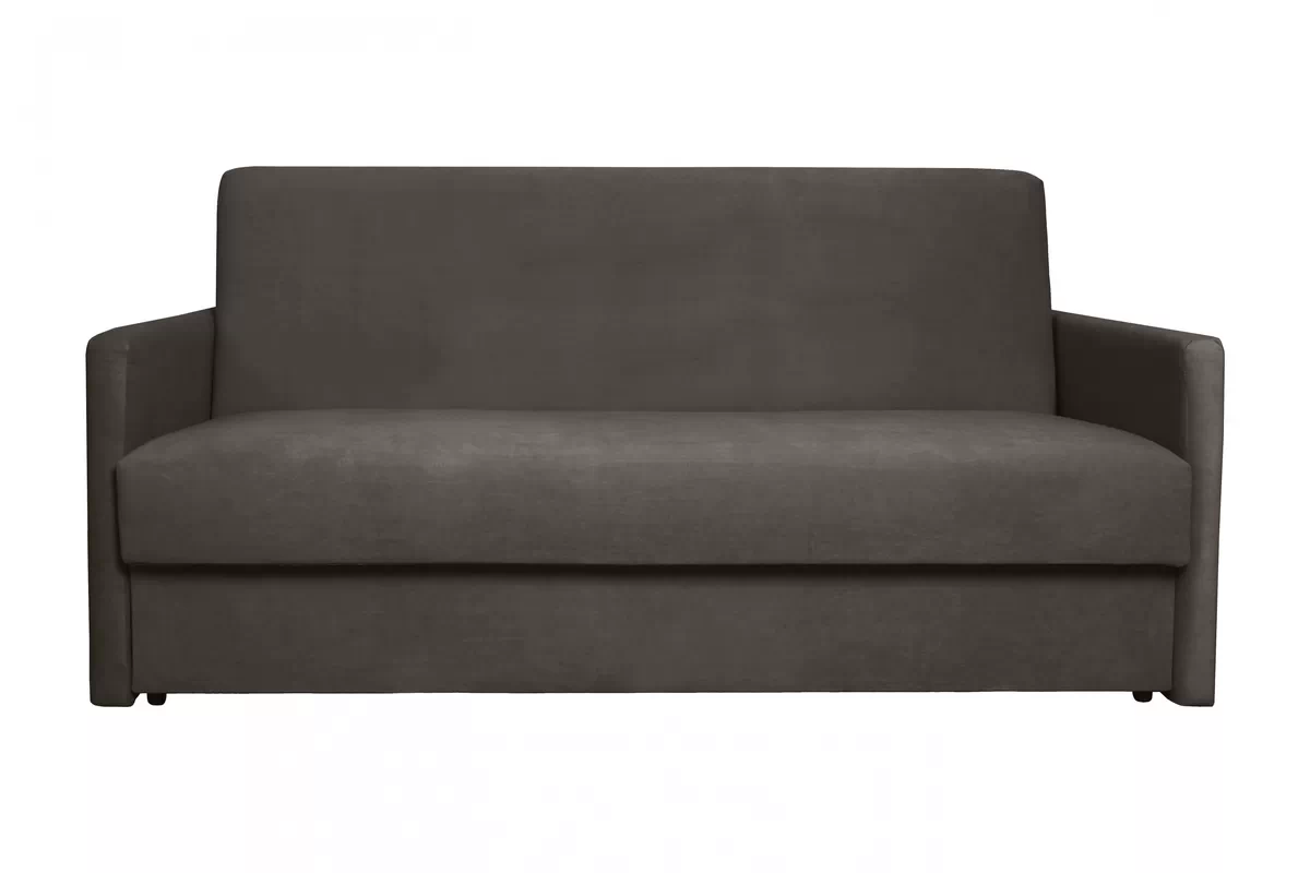 Sofa rozkładana Amerykanka Jolka 155 - brązowy welwet łatwoczyszczący Zetta 294 Sofa rozkładana Amerykanka Jolka 155 - brązowy welwet łatwoczyszczący Zetta 294