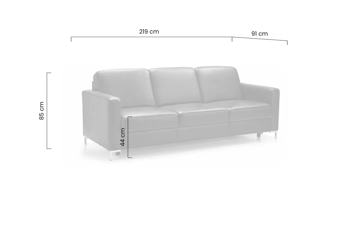 Sofa trzyosobowa Basic z funkcją spania  Sofa trzyosobowa Basic z funkcją spania 