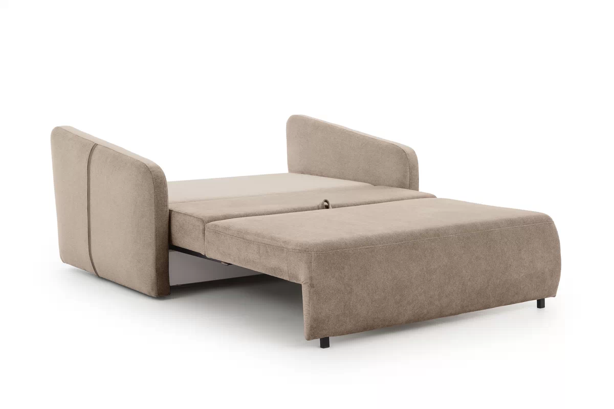 Sofa Zeldia 110 z funkcją spania - brązowy szenil hydrofobowy Spring 1110 Sofa Zeldia 110 z funkcją spania - brązowy szenil hydrofobowy Spring 1110