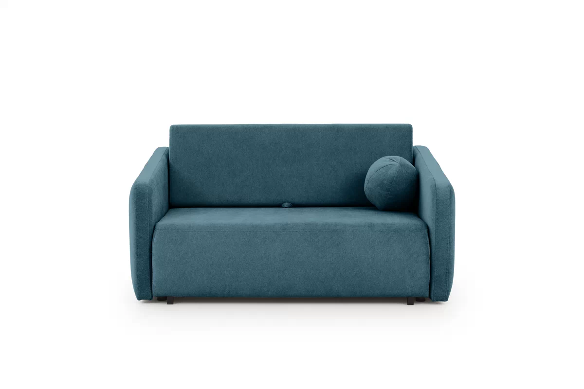 Sofa Zeldia 110 z funkcją spania - niebieski szenil hydrofobowy Spring 1117 Sofa Zeldia 110 z funkcją spania - niebieski szenil hydrofobowy Spring 1117