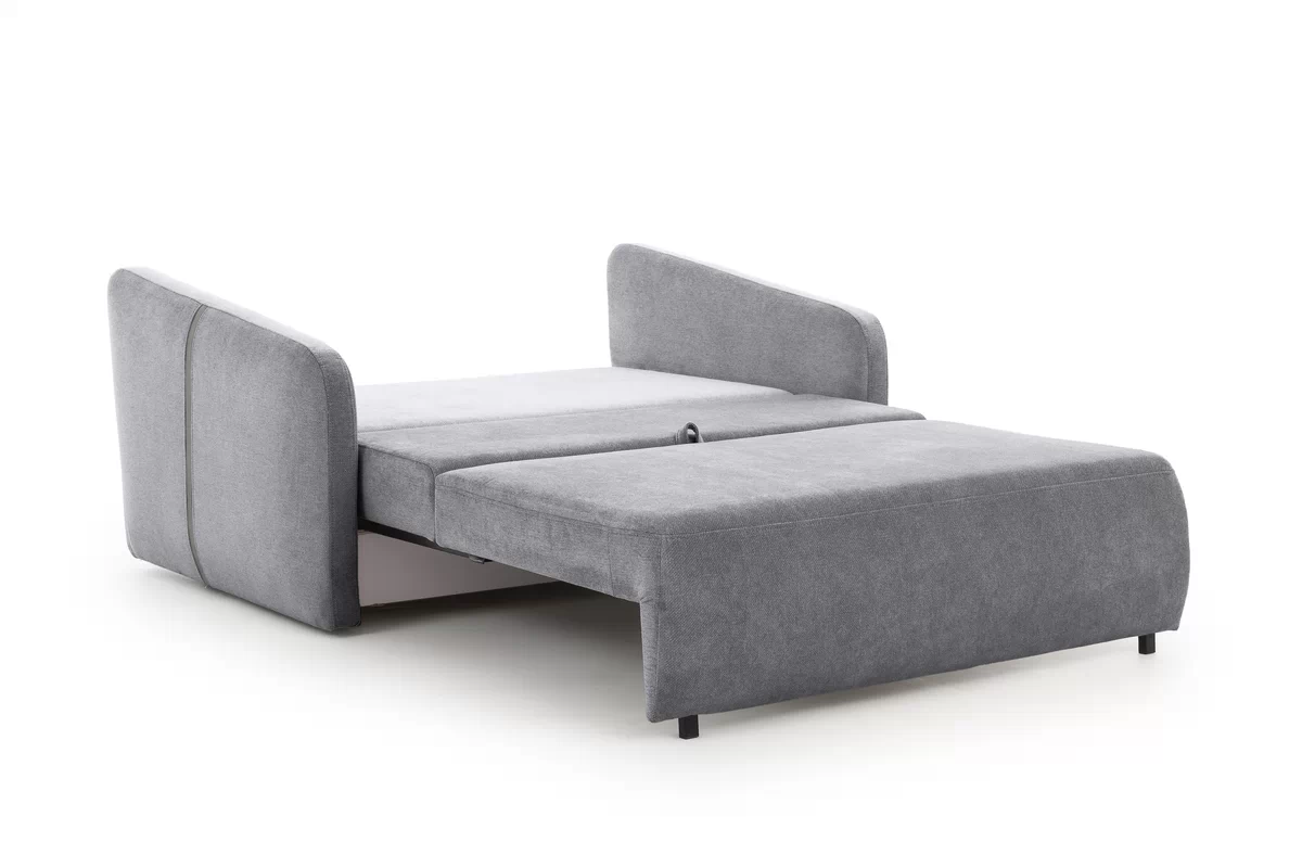 Sofa Zeldia 110 z funkcją spania - szary szenil hydrofobowy Spring 1102 Sofa Zeldia 110 z funkcją spania - szary szenil hydrofobowy Spring 1102