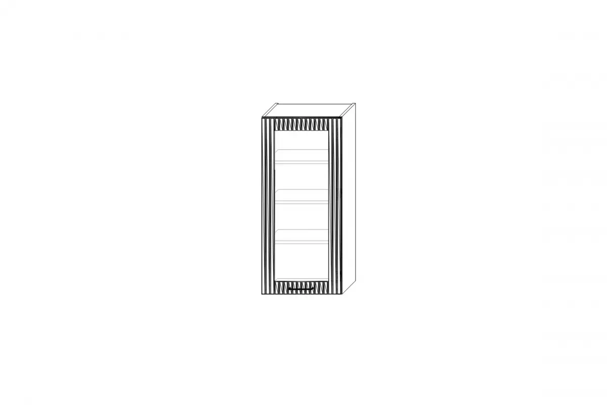 Szafka kuchenna wisząca Kammono F11 WW45.1/100 jednodrzwiowa z przeszkleniem Szafka kuchenna wisząca Kammono F11 WW45.1/100 jednodrzwiowa z przeszkleniem