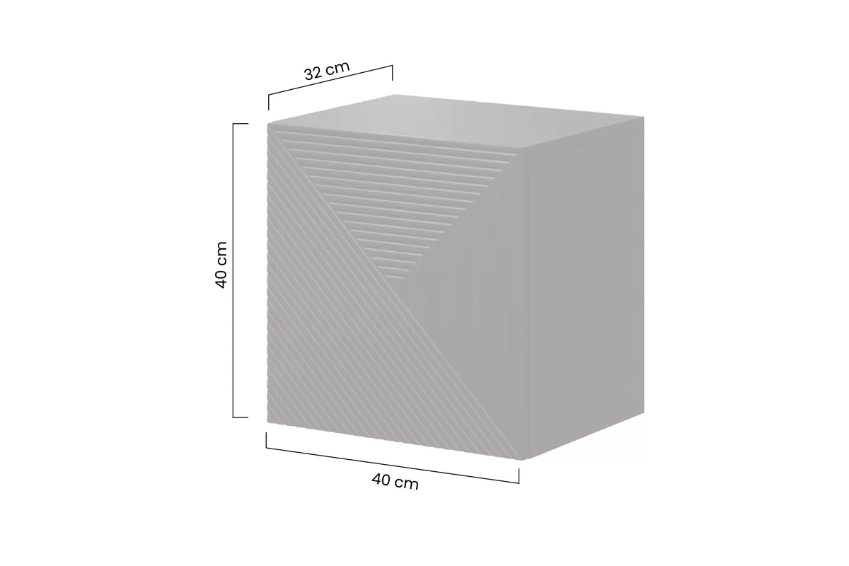 Szafka wisząca Asha 40 cm - biały mat Szafka wisząca Asha 40 cm - biały mat