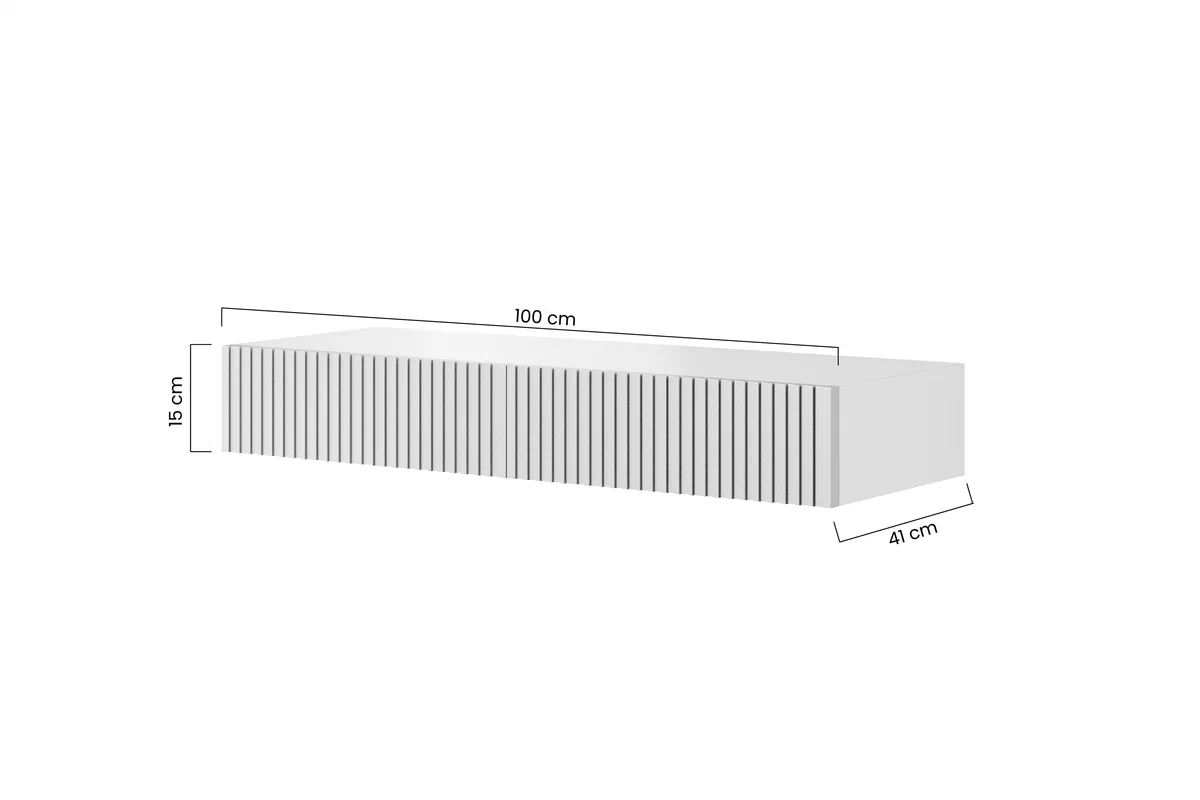 Wisząca konsola / toaletka Nicole 100 cm z szufladami - antyczny róż Wisząca konsola / toaletka Nicole 100 cm z szufladami - antyczny róż