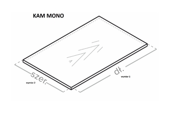 Formatka na wymiar dla kuchni KAM Mono