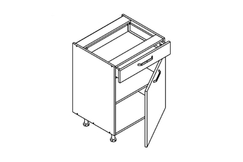 szafka dolna z szufladą kam 