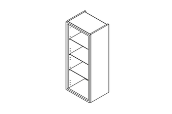 KAMMONO WWAR40.1/100 - szafka wisząca z ramką ALU