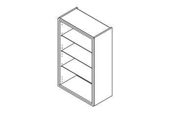 KAMMONO WWAR60.1/100 - szafka wisząca z ramką ALU