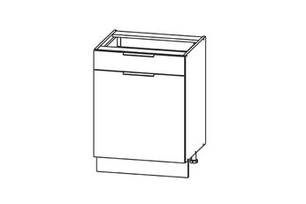 Szafka kuchenna dolna z jedną szufladą KAM SET DS60.1/1