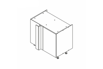 KAMMONO DPRP110x65 - szafka dolna narożna - P2 i K2 BLACK