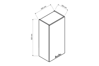 Adele W45/92 P/L - szafka wisząca wysooka