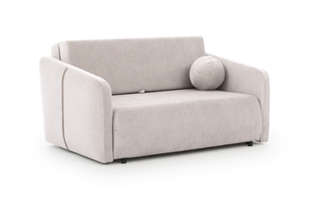 Sofa Zeldia 110 z funkcją spania - jasno szary szenil hydrofobowy Spring 1104