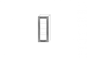 Szafka kuchenna wisząca Kammono F11 WW40.1/100 jednodrzwiowa z przeszkleniem