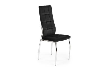 Krzesło tapicerowane K416 - czarny velvet