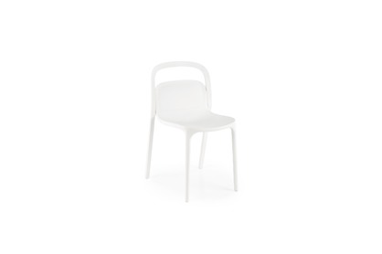 Krzesło z tworzywa sztucznego K490 - biały