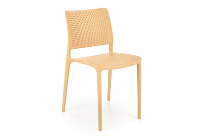 Krzesło z tworzywa K514 - pomarańczowy