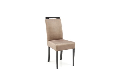Krzesło tapicerowane Clarion 2 - czarny / beż