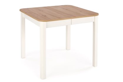 Stół rozkładany Biatro - 90x90 - dąb artisan / biały
