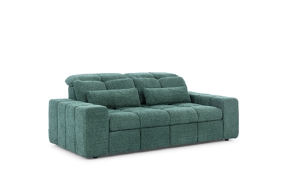 Sofa trzyosobowa z elektrycznie wysuwanym siedziskiem Magnelio III - zielona boucel Catch Me 10