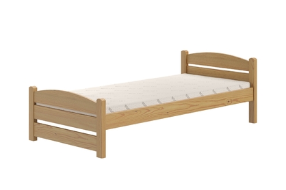 Łóżko dziecięce parterowe Sandio - 90x180 / dąb