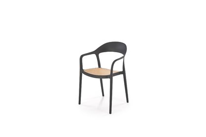 Krzesło K530 - czarny / naturalny