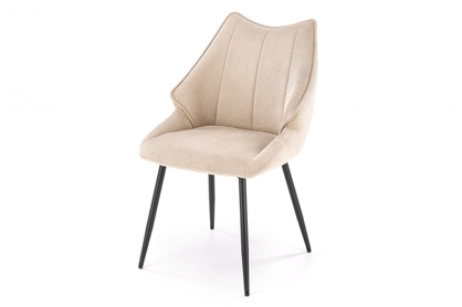 Krzesło tapicerowane K543 - plecionka beżowa Vardo 28