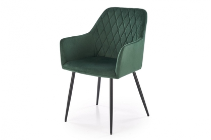 Krzesło tapicerowane K558 - ciemny zielony