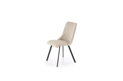 Krzesło tapicerowane K561 - beżowy Vardo 28 / czarne nogi