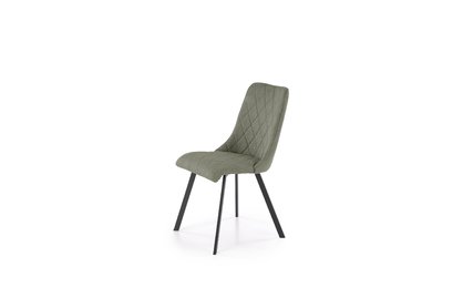 Krzesło tapicerowane K561 - oliwkowy Vardo 74 / czarne nogi
