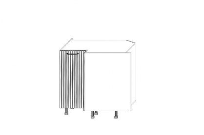 KAMMONO F11 DRP100x70 - szafka kuchenna narożna jednodrzwiowa